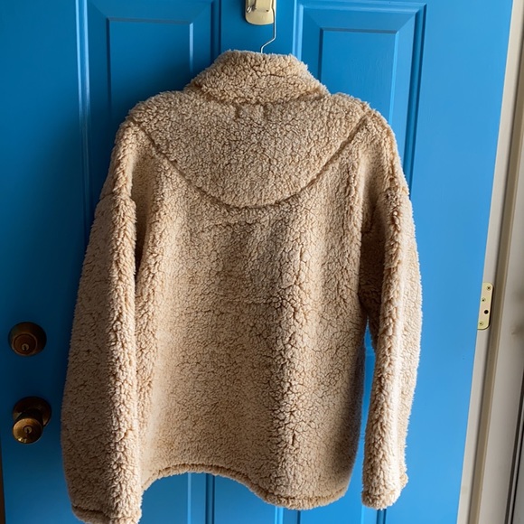 Lg. Peach Love Sherpa Pullover - Picture 5 of 6